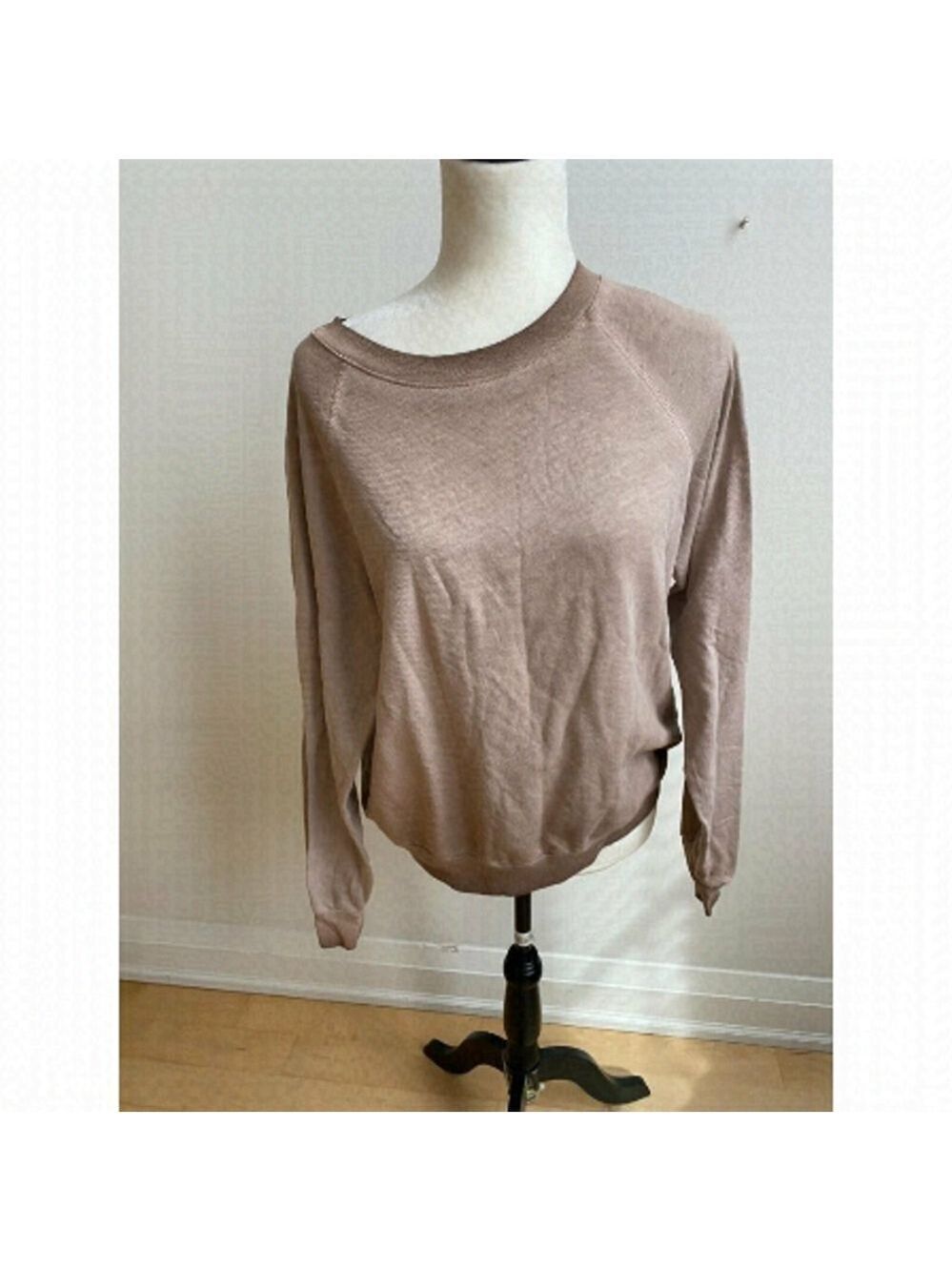 TREASURE & Bond BNWT Womens Sz XSmall Oil Wash Brown Sweatshirt